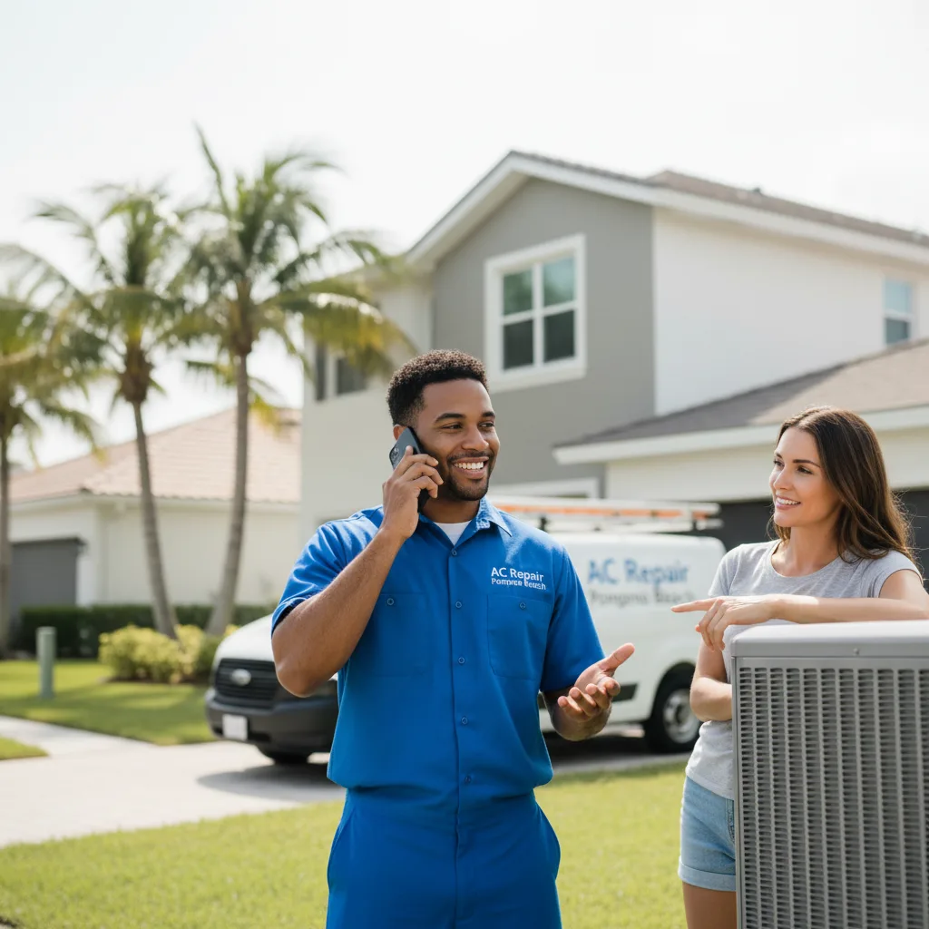 AC Repair Pompano Beach customer support in Lanham